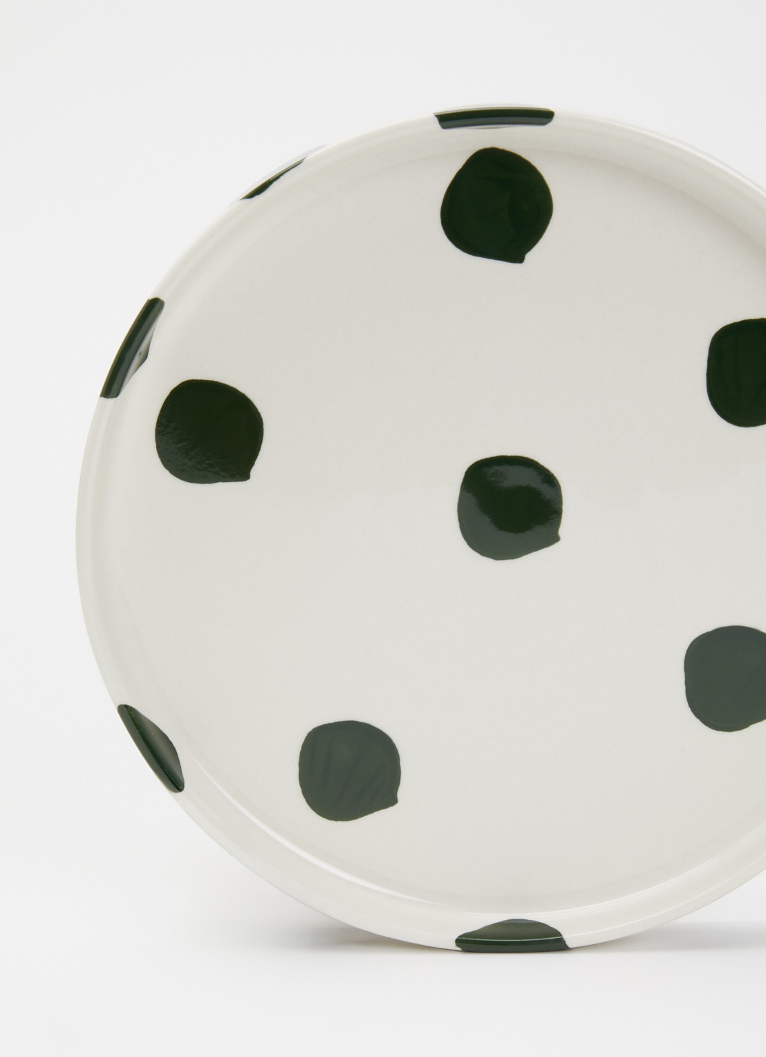vtwonen Dots ontbijtbord 20 cm  - detail 3 groen