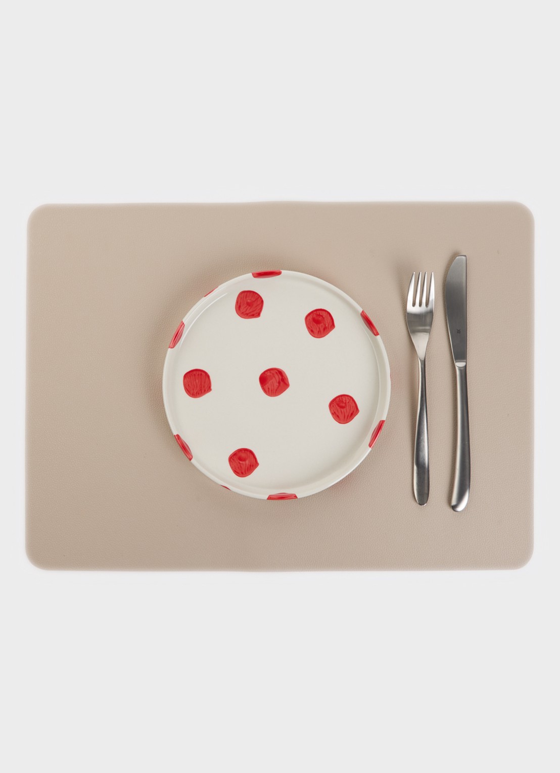 vtwonen Dots ontbijtbord 20 cm  - detail 4 rood