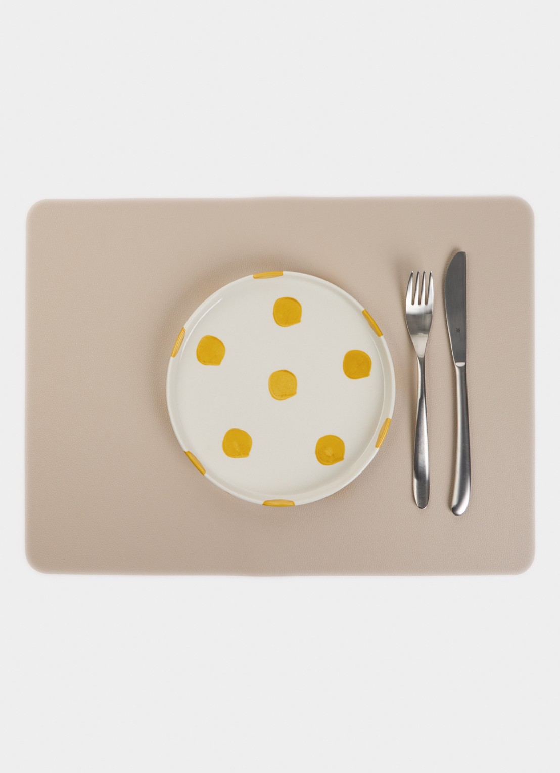 vtwonen Dots ontbijtbord 20 cm  - detail 4 geel
