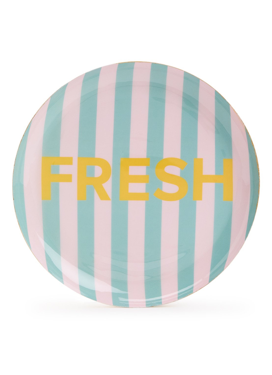 vtwonen Fresh wandbord 25 cm  - voorkant multicolor