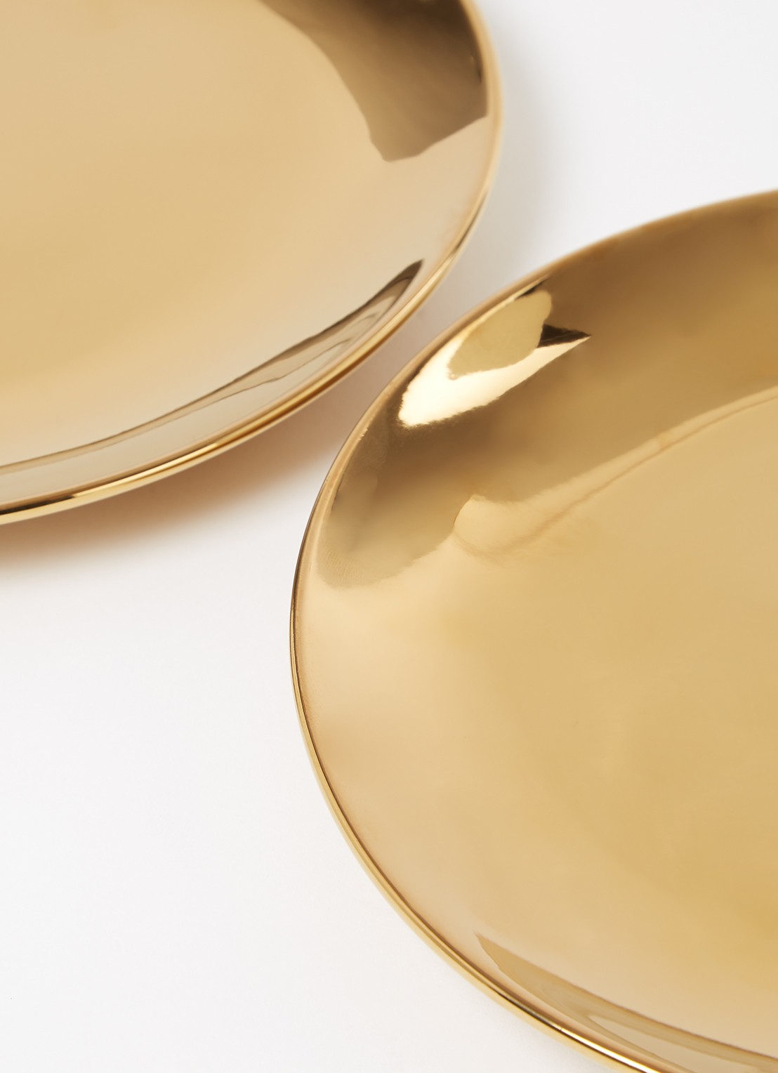 vtwonen Gold ontbijtbord 20 cm set van 2 - detail 3 goud