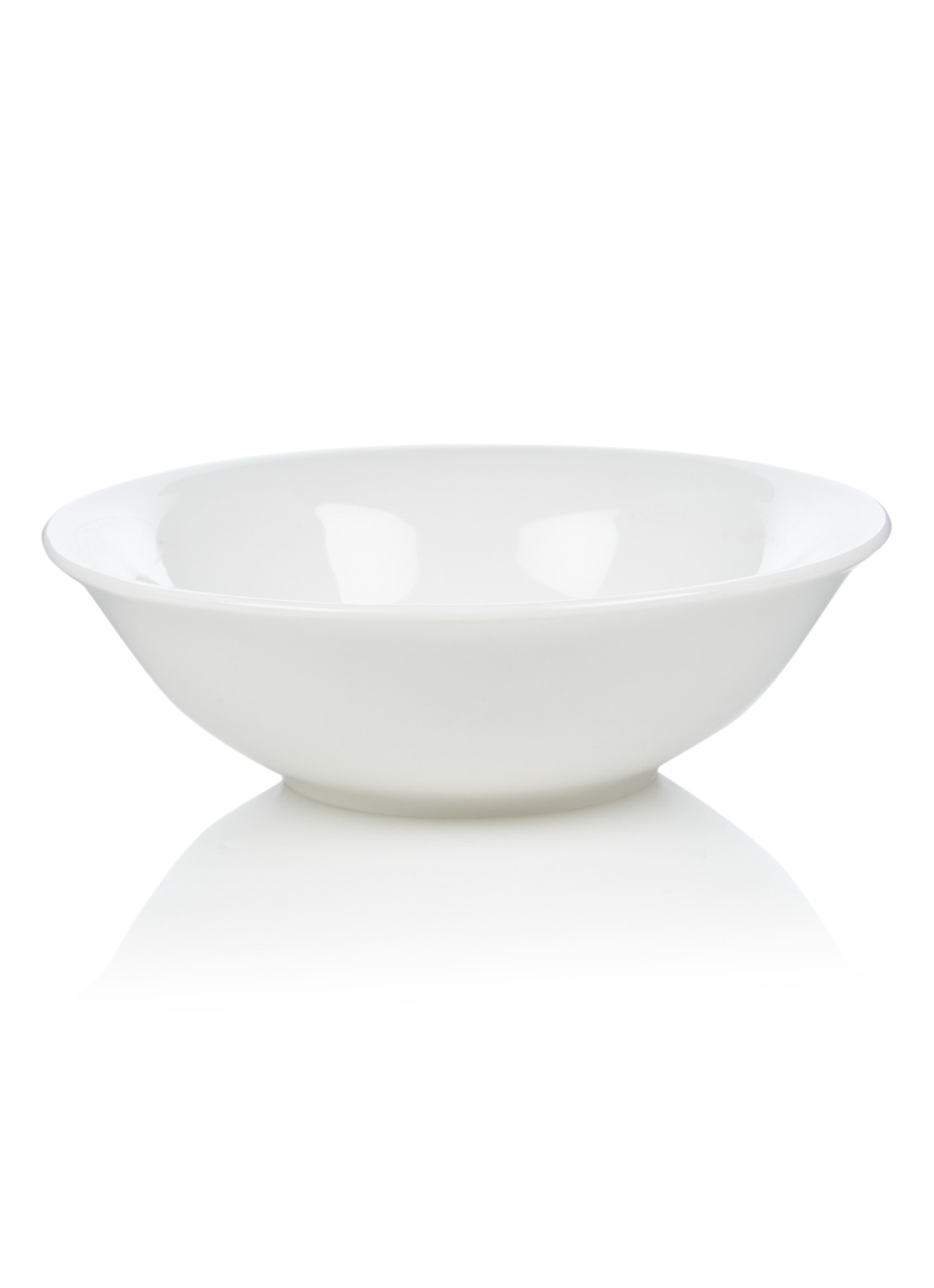 vtwonen Kom van porselein 12,5 cm - voorkant wit