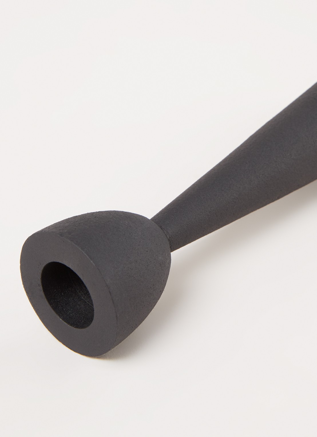 vtwonen Metal Black S kandelaar 16 cm - detail 3 zwart
