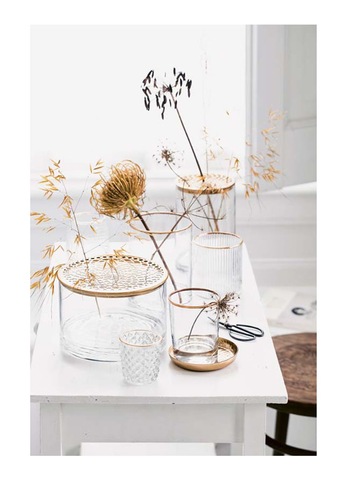 vtwonen Metal Gold dienblad 22 cm - detail 5 goud