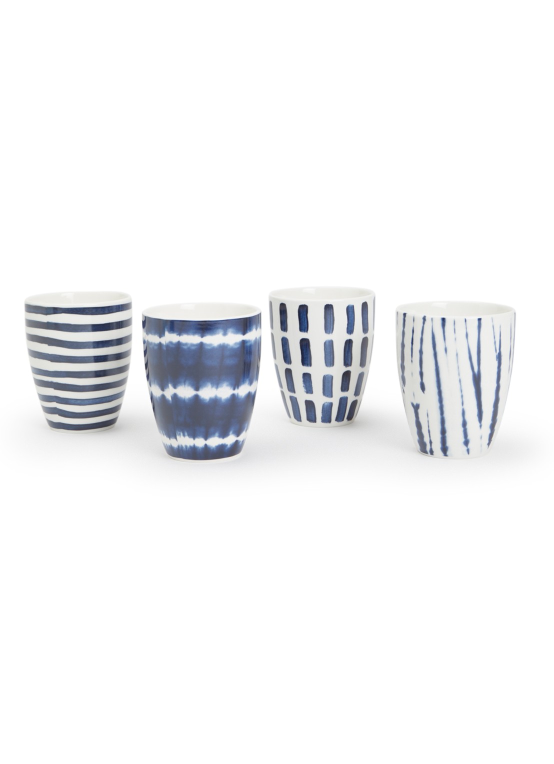 vtwonen Mok 40 cl set van 4 - voorkant blauw