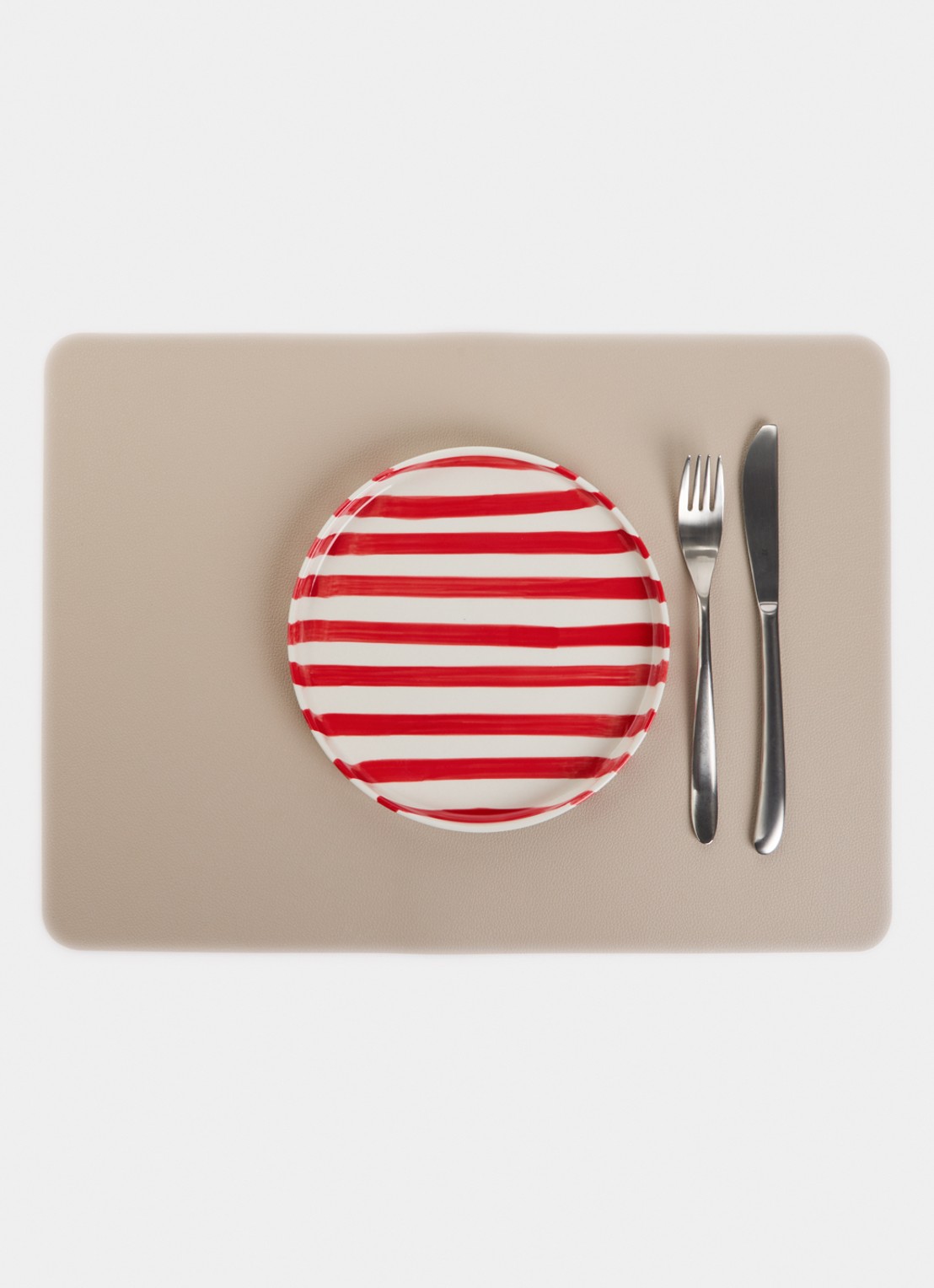 vtwonen Stripes ontbijtbord 20 cm  - detail 4 rood