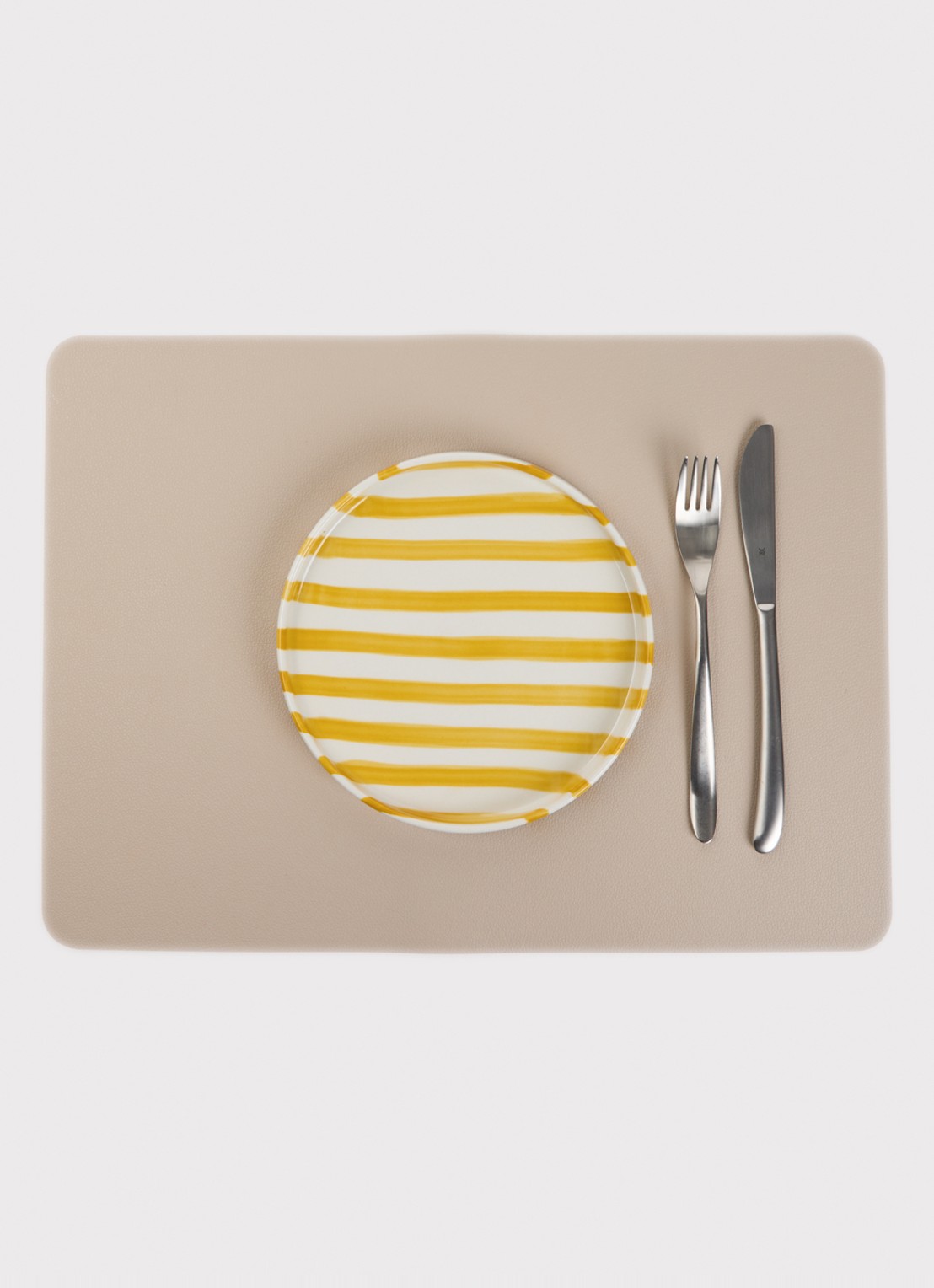 vtwonen Stripes ontbijtbord 20 cm  - detail 2 geel
