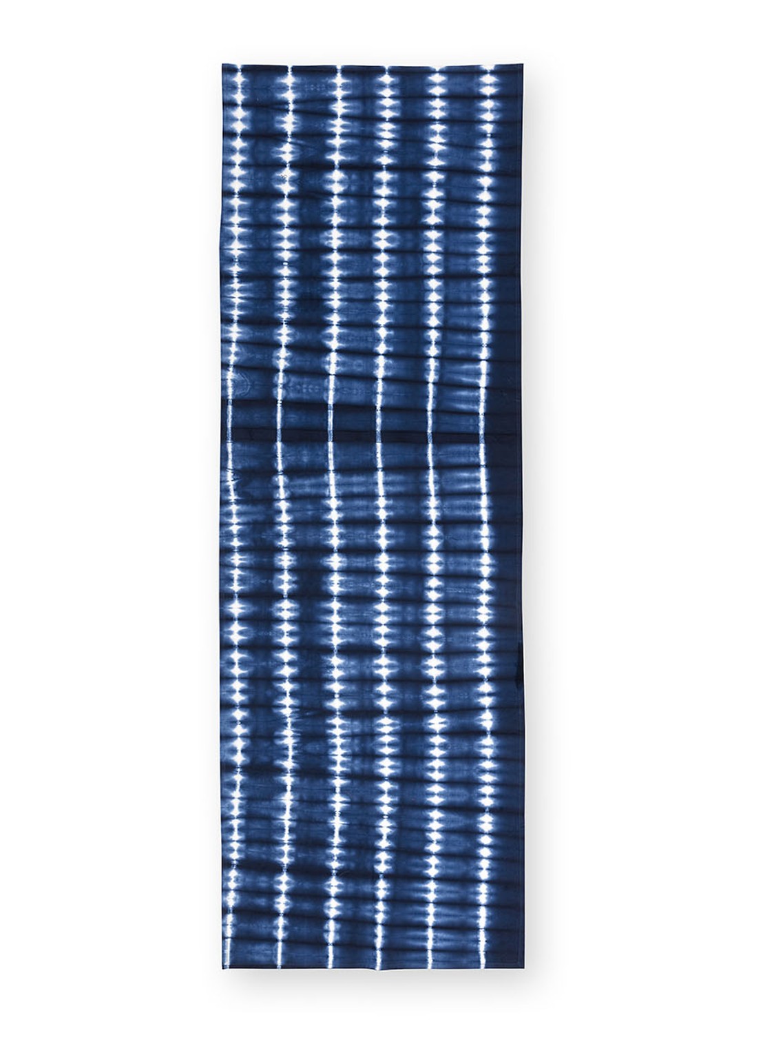 vtwonen Tafelloper met tie-dye dessin 60 x 180 cm - voorkant 2 donkerblauw