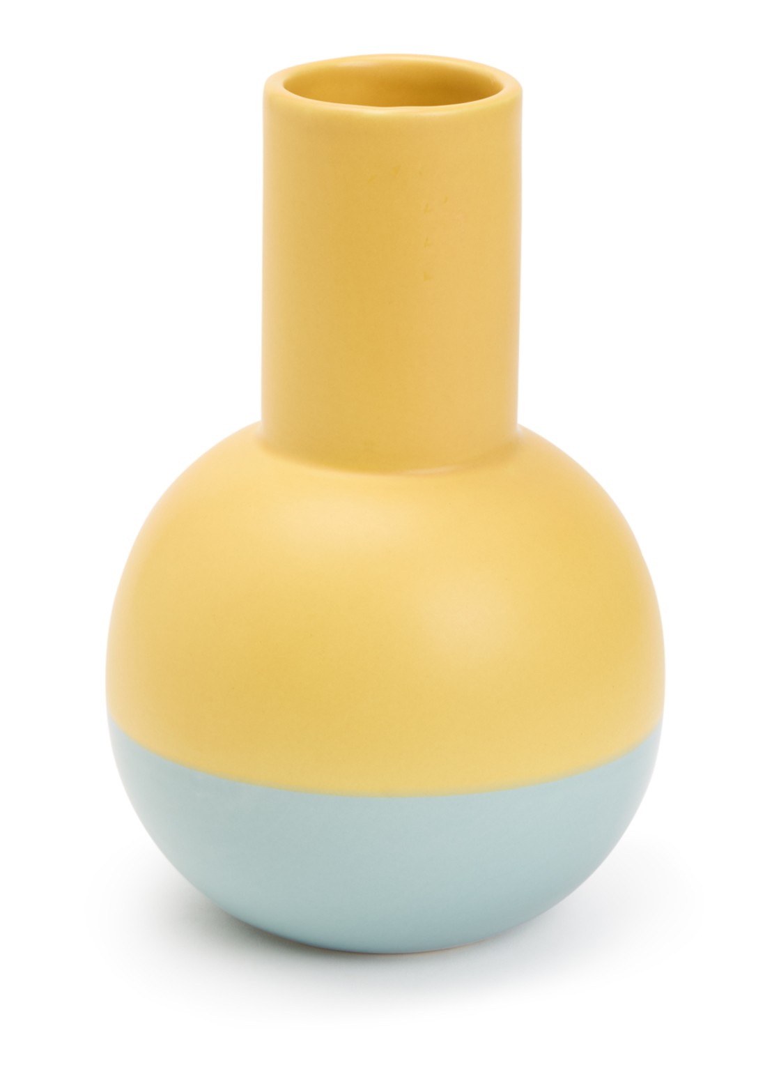 vtwonen Vaas 14 cm  - voorkant lichtblauw