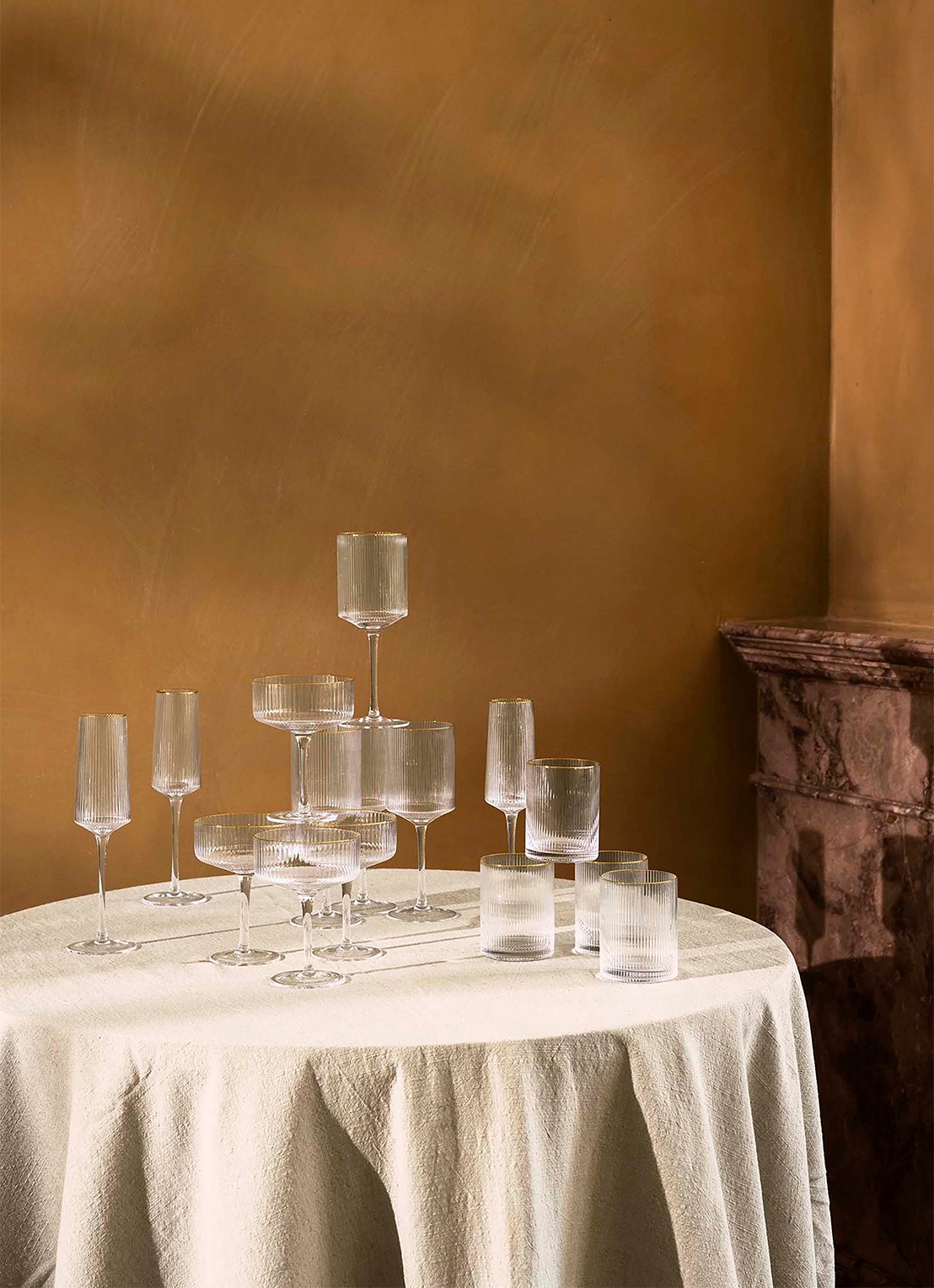 vtwonen Wijnglas 40 cl - detail 5 goud