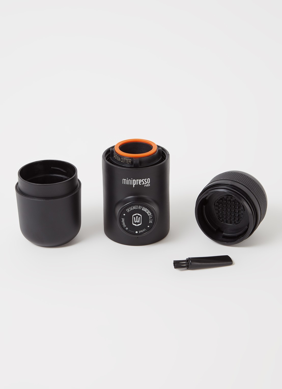 Wacaco Minipresso NS draagbare Nespresso machine - detail zwart