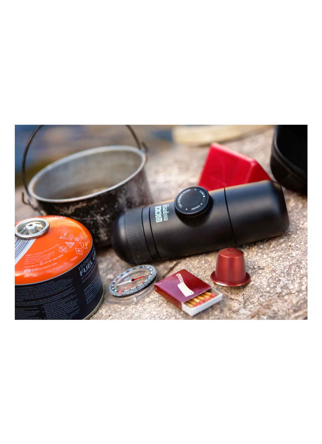 Wacaco Minipresso NS draagbare Nespresso machine - detail 3 zwart