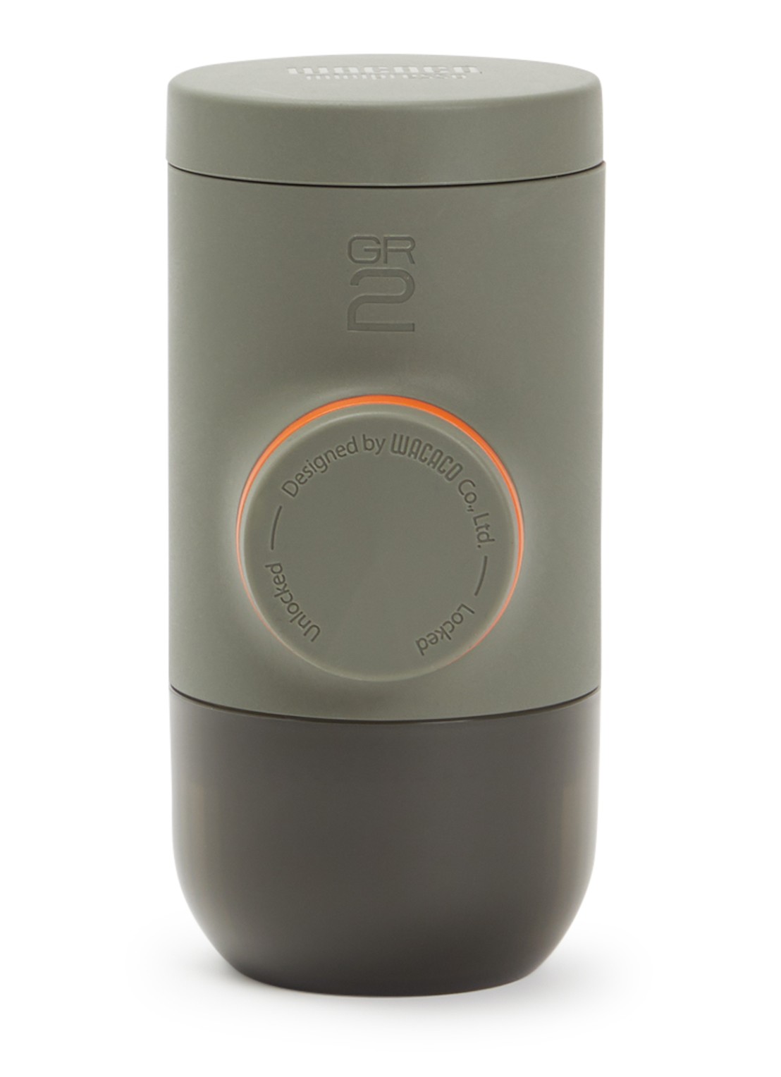 Wacaco Minipresso NS2 capsule espressomaker  - voorkant olijfgroen