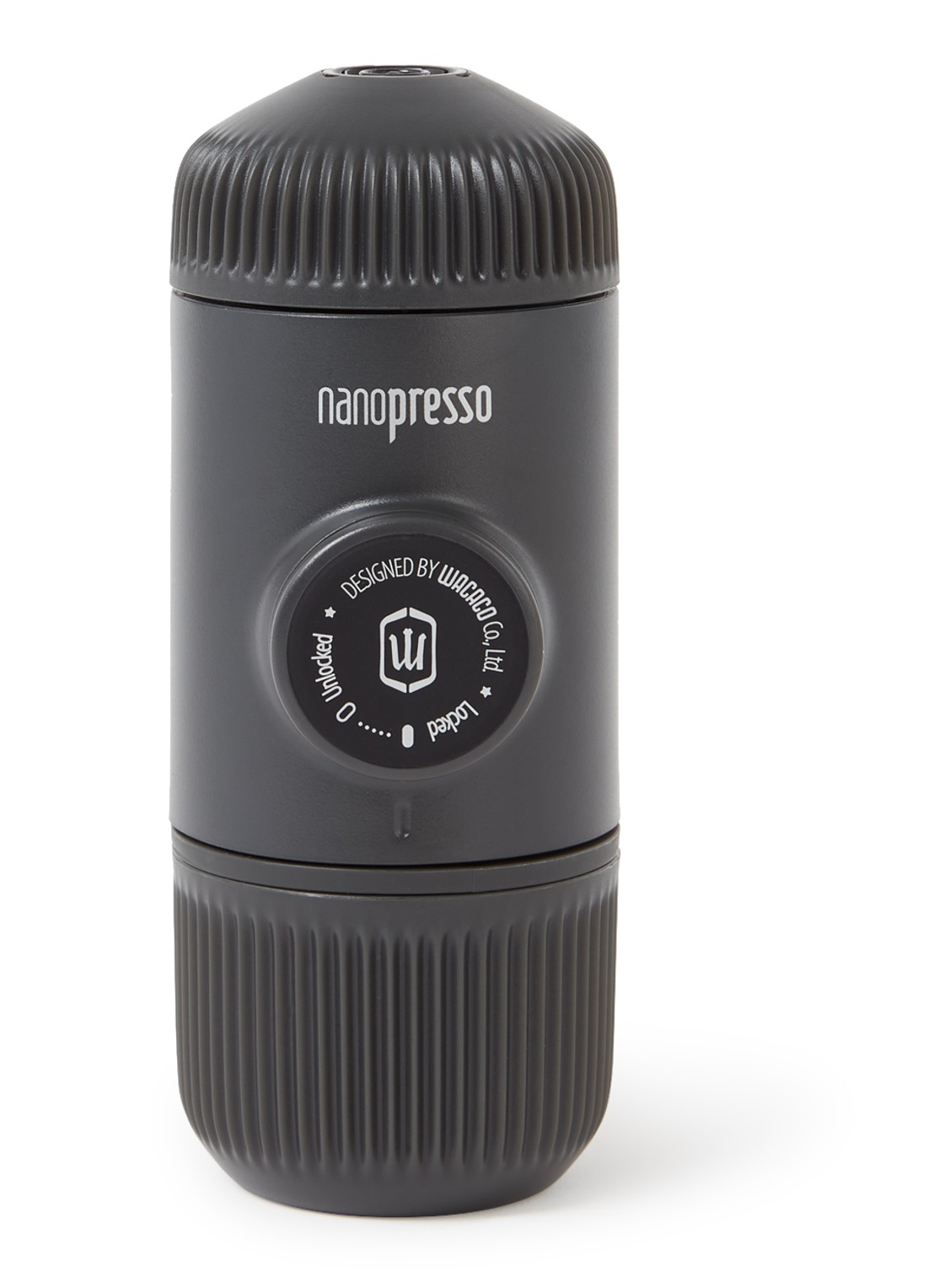 Wacaco Nanopresso draagbare espressomachine - voorkant zwart