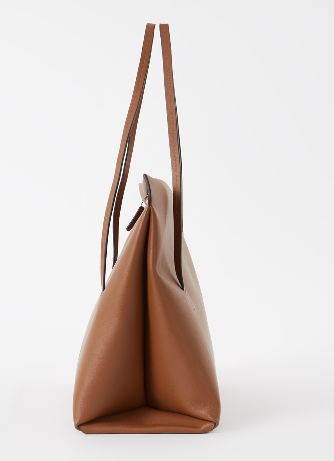 Wandler Jo schoudertas van kalfsleer - detail 2 cognac