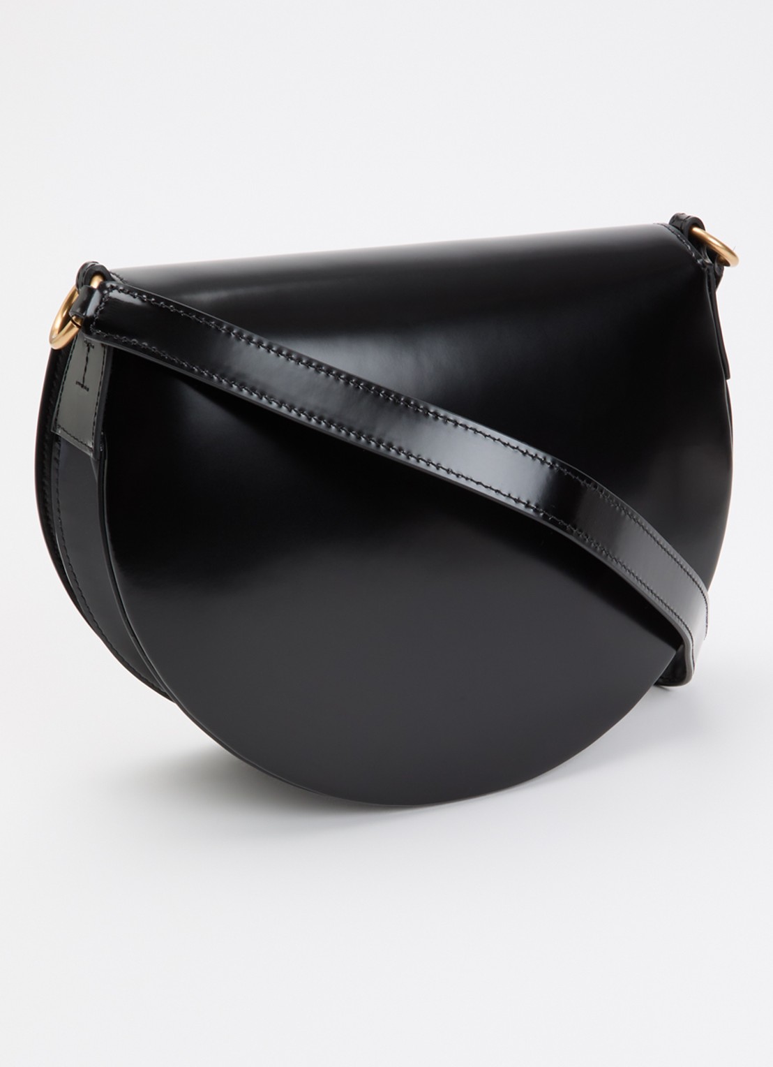 Wandler Kate crossbodytas van kalfsleer - achterkant 5 zwart