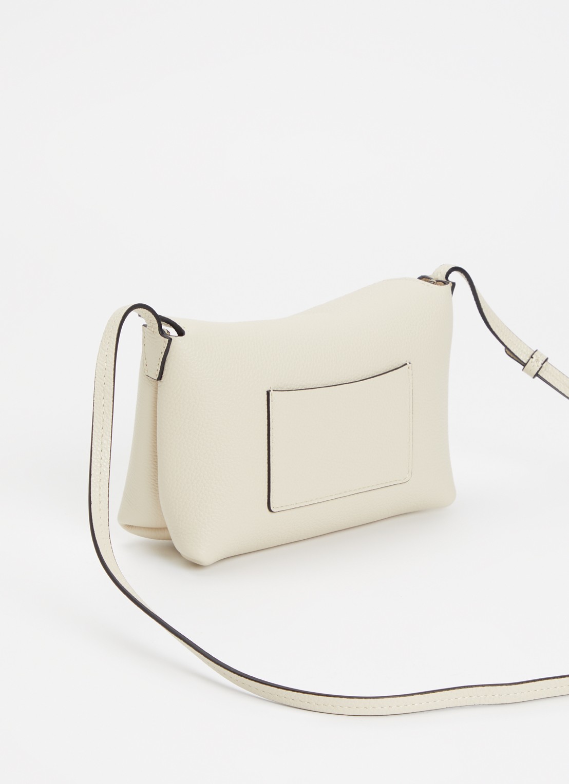 Wandler Penelope Slouch schoudertas van kalfsleer - achterkant 6 creme