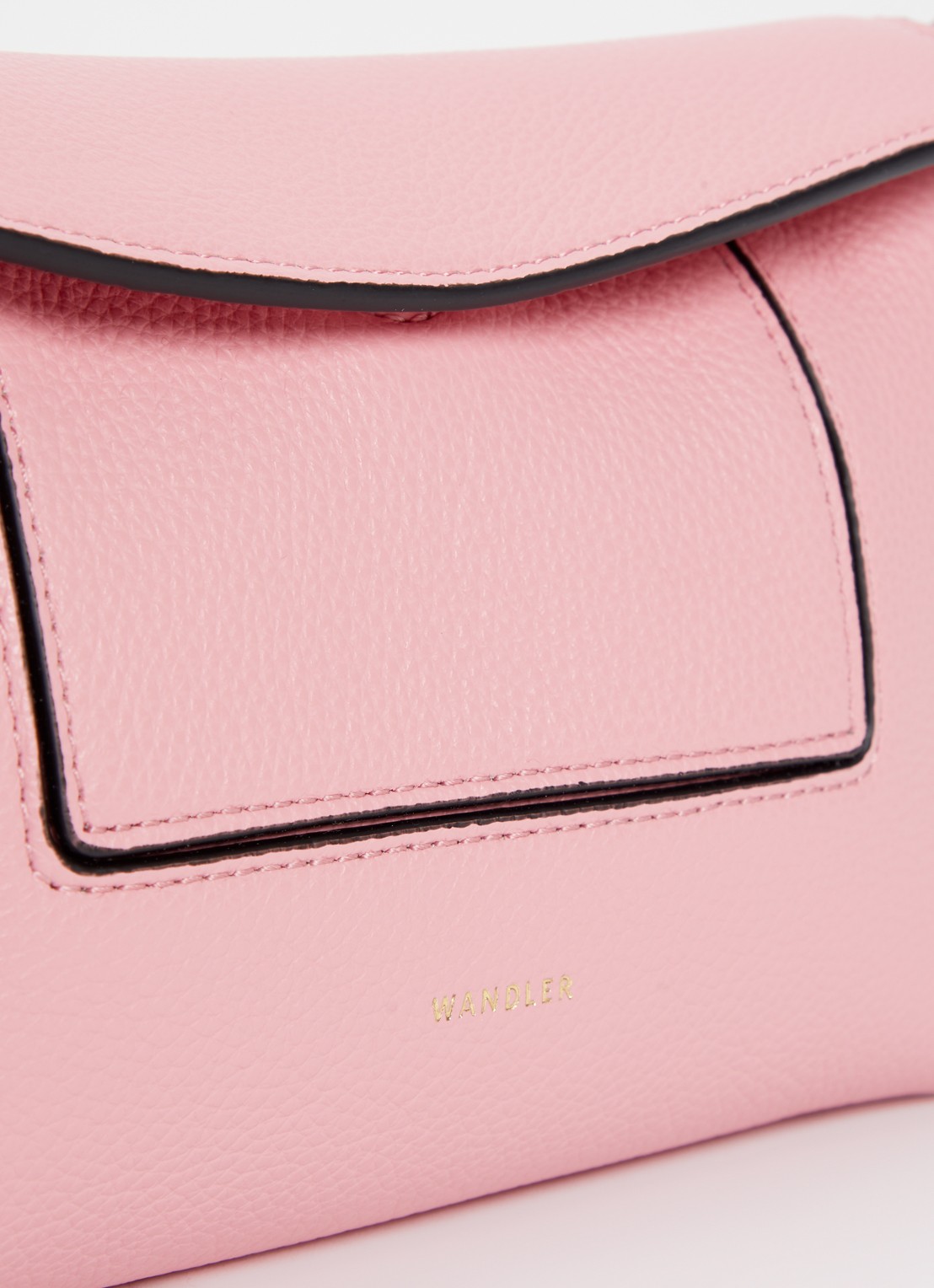Wandler Penelope Slouch schoudertas van kalfsleer - detail 6 roze