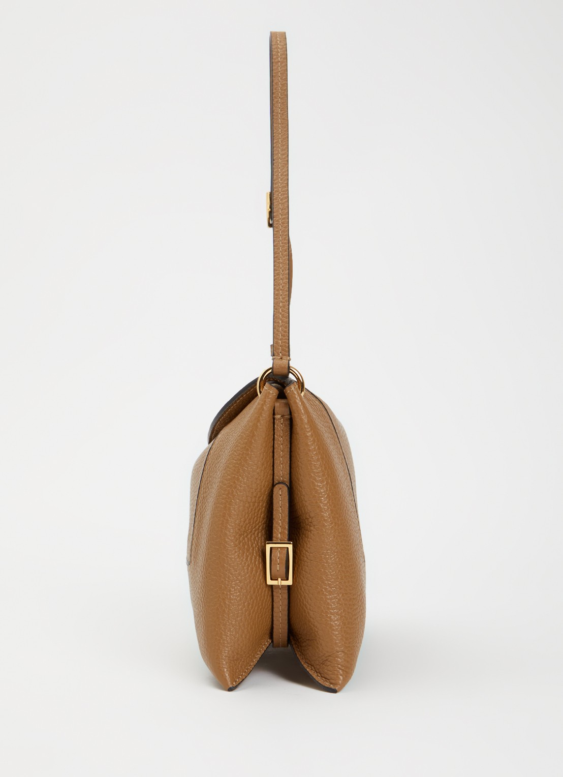 Wandler Penelope Slouch schoudertas van kalfsleer - detail 3 camel