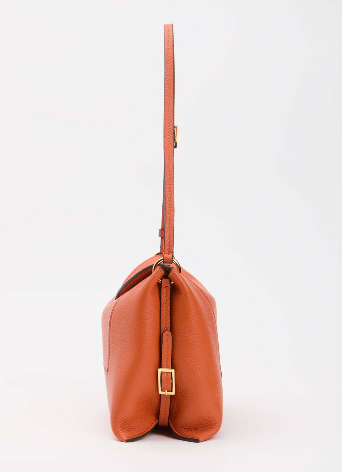 Wandler Penelope Slouch schoudertas van kalfsleer - detail 3 orange