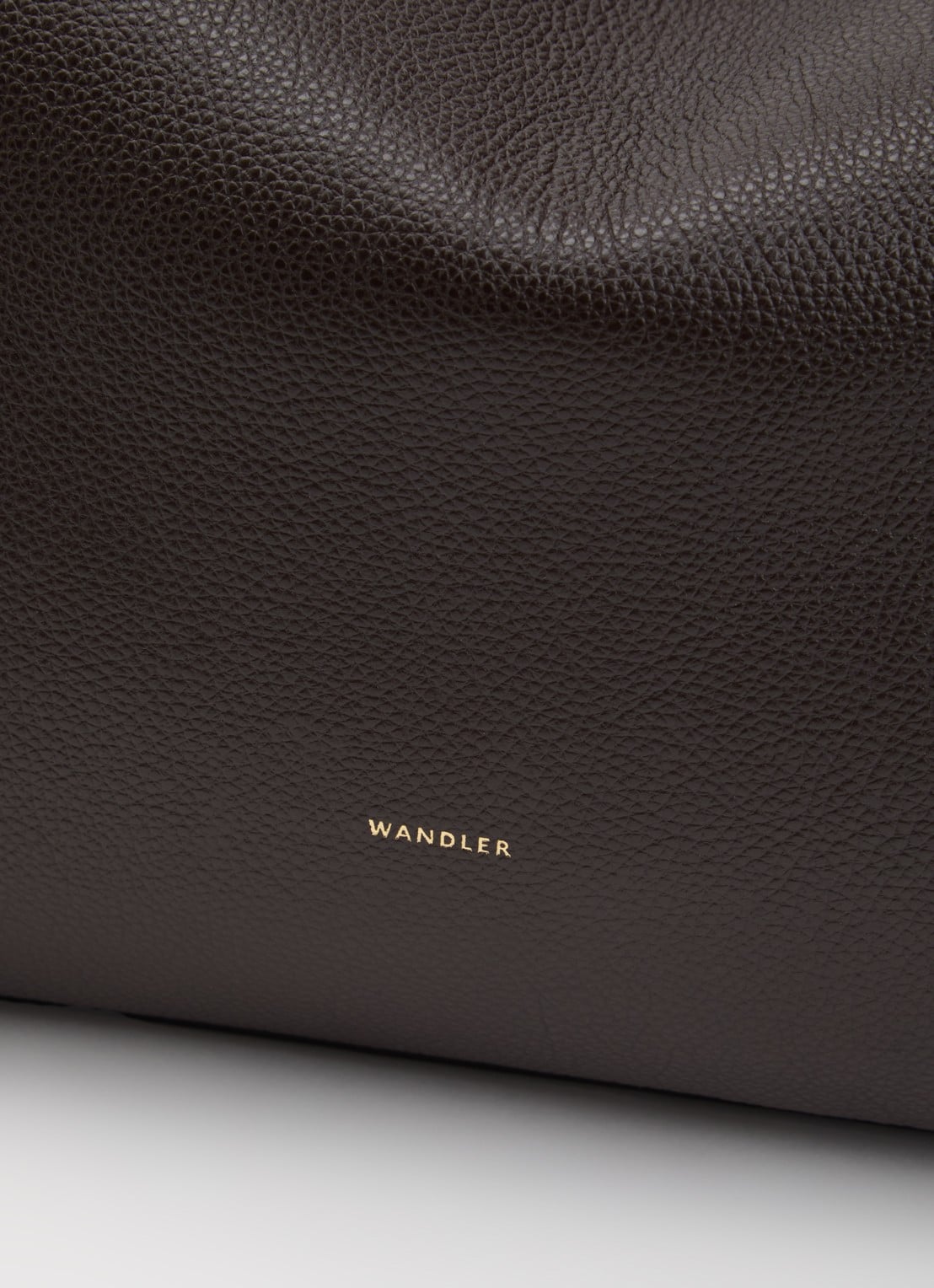 Wandler Penelope Tote schoudertas van kalfsleer - detail 5 donkerbruin