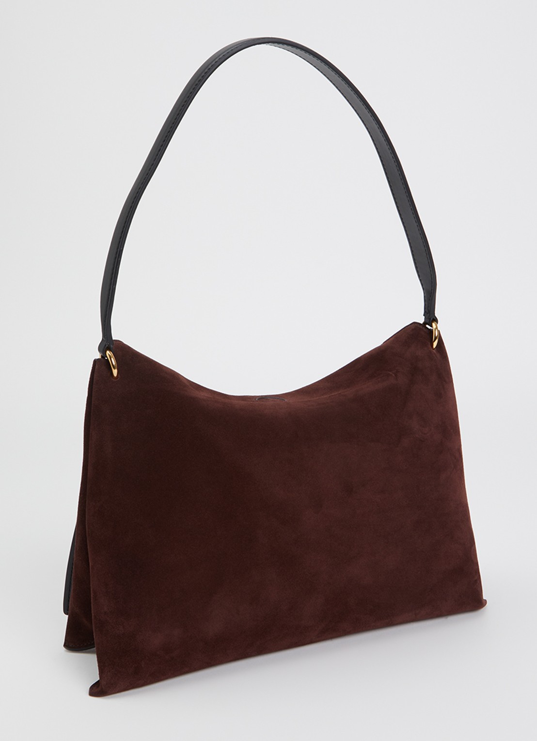 Wandler Penelope Tote Small schoudertas van kalfssuède - achterkant 6 bordeauxrood