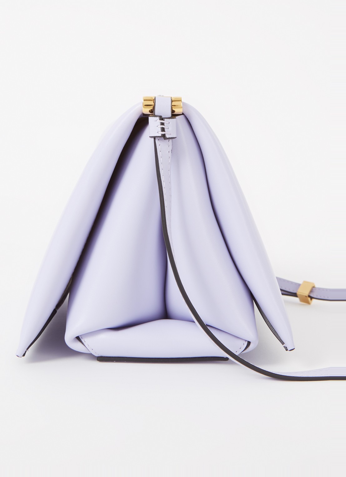 Wandler Uma Baguette crossbodytas van kalfsleer - detail 6 lila