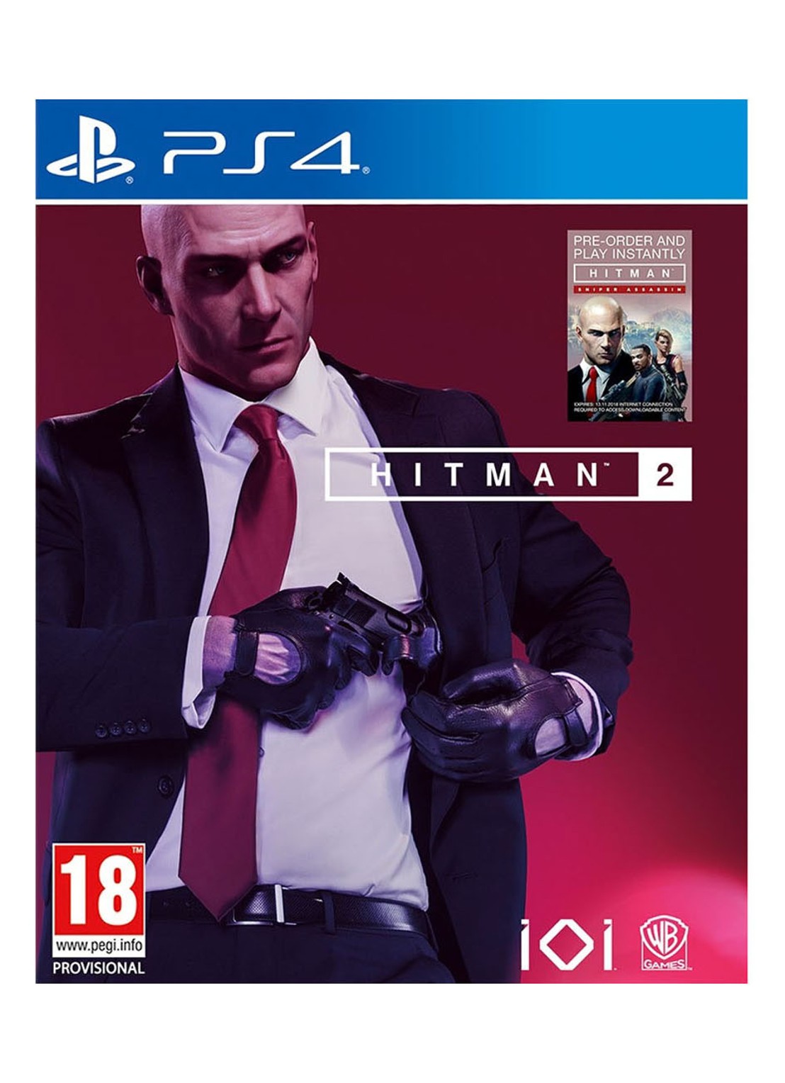 Warner Bros Hitman 2 Game - PS4 - voorkant 6 undefined
