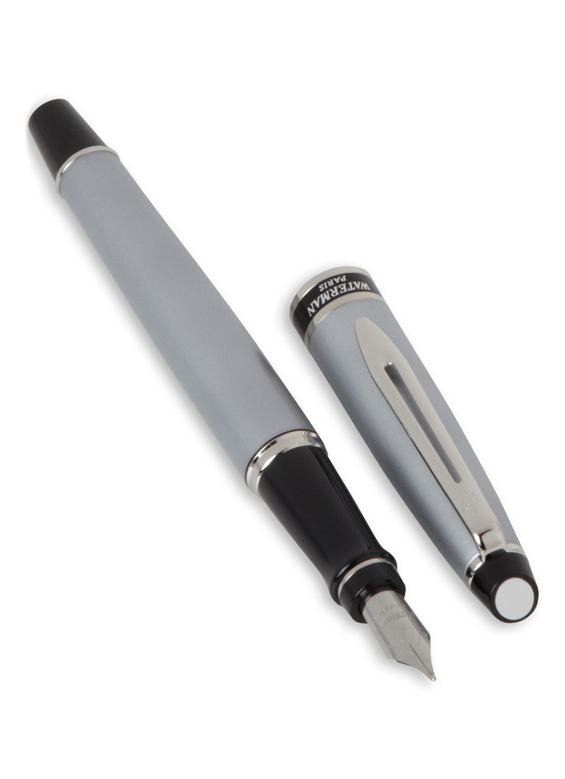 Waterman Vulpen Waterman Expert Ct M St - voorkant zilver