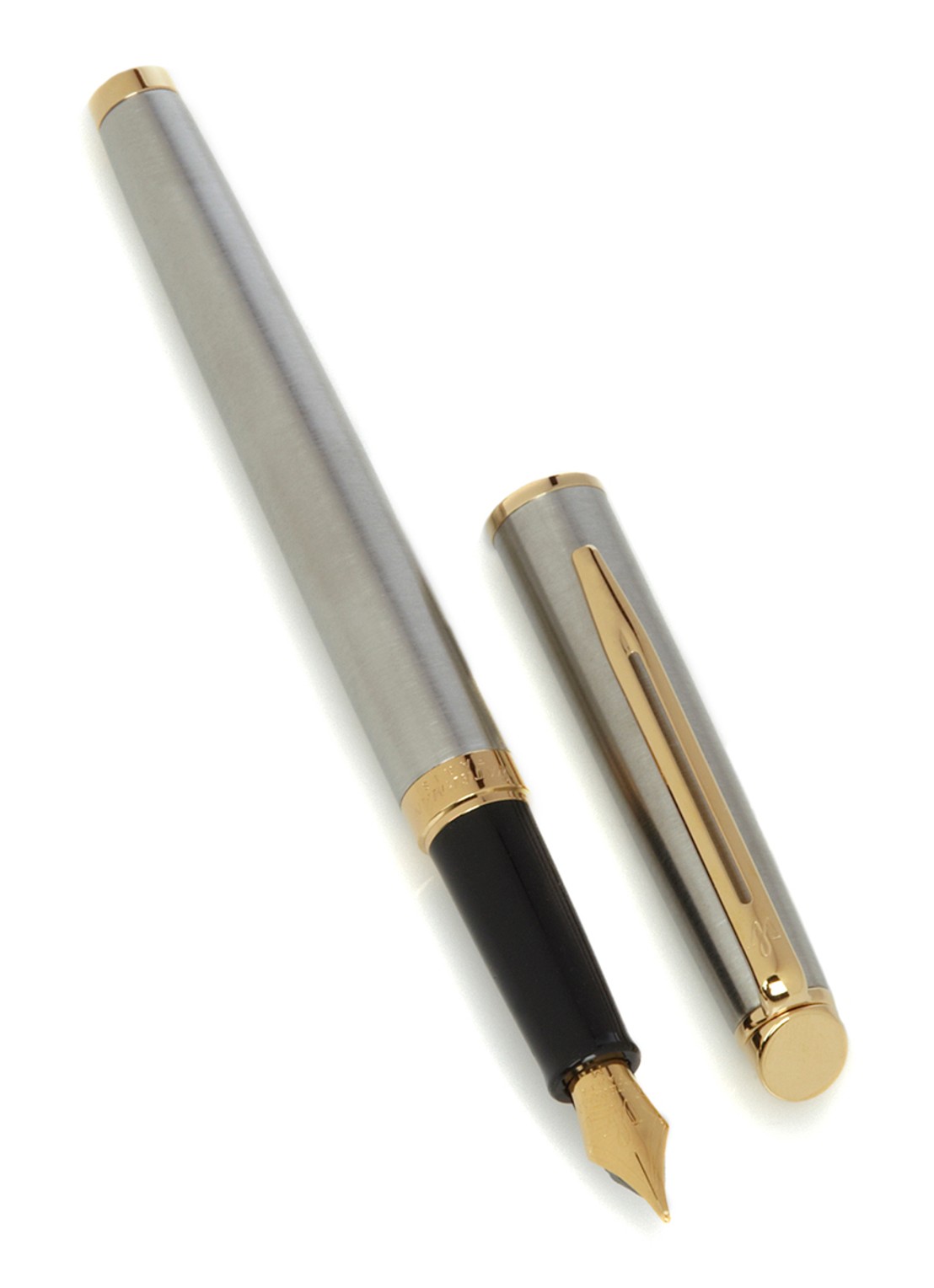 Waterman Vulpen Waterman Hemisp Gt M Ro - voorkant zilver