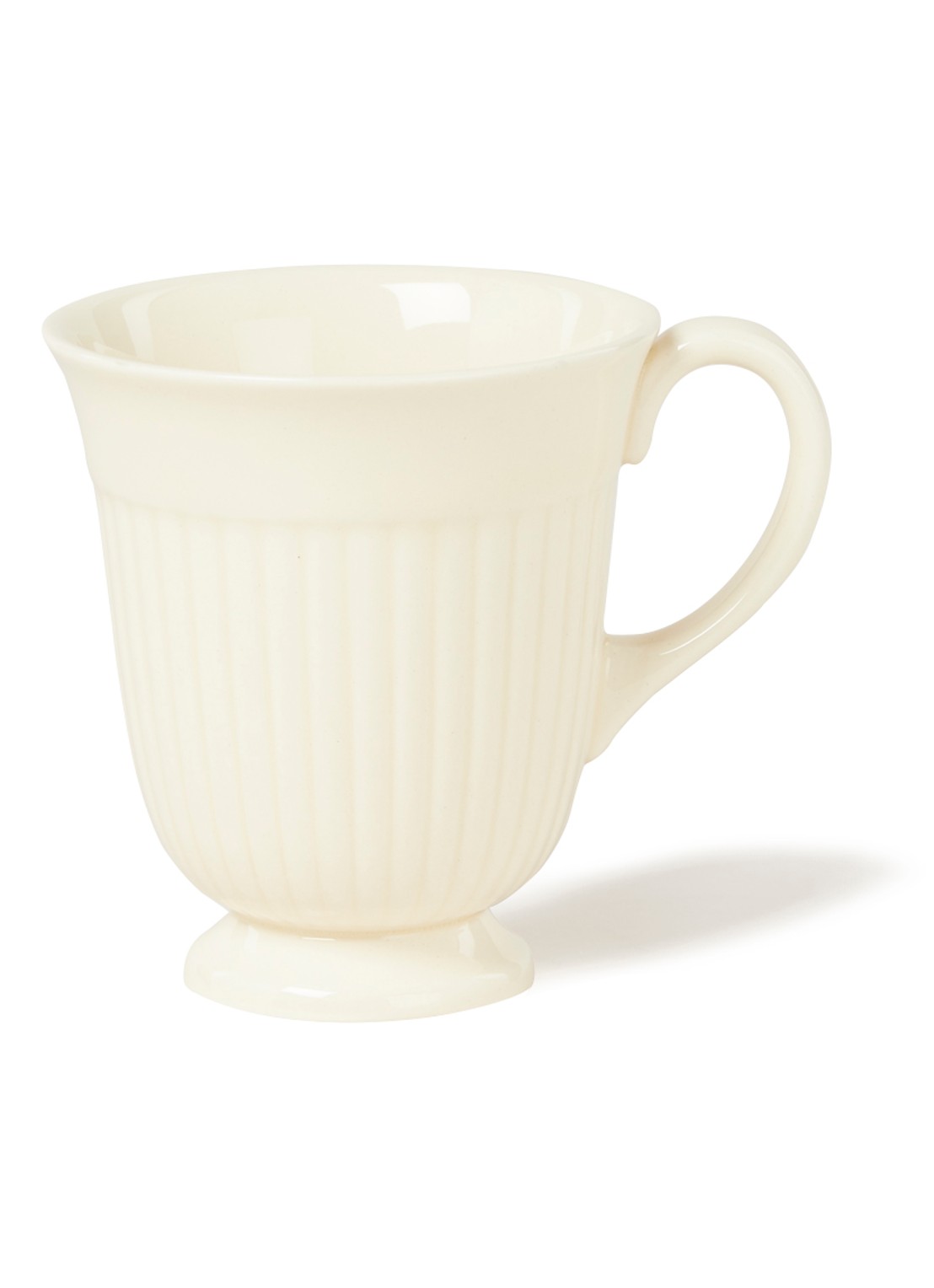 Wedgwood Edme Early Morning kopje 12 cl - voorkant gebroken wit