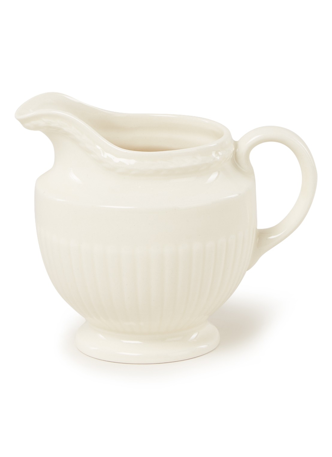 Wedgwood Edme melkkan 25 cl - voorkant gebroken wit