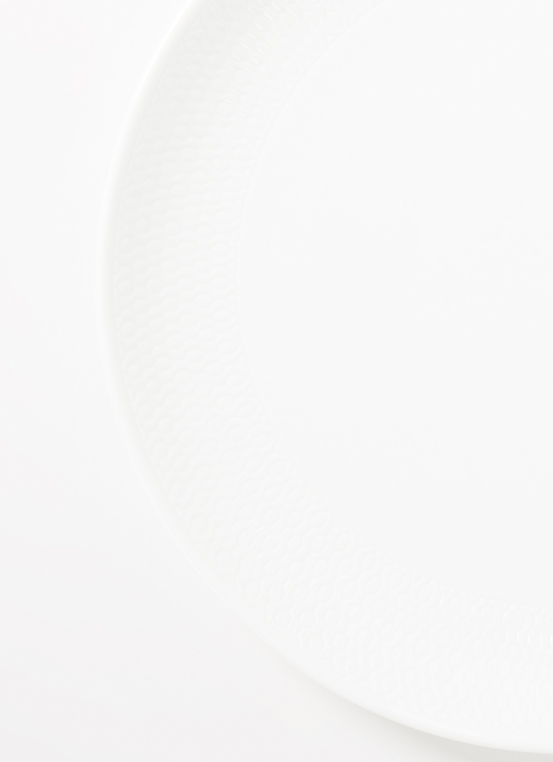 Wedgwood Gio dinerbord 23 cm  - detail gebroken wit