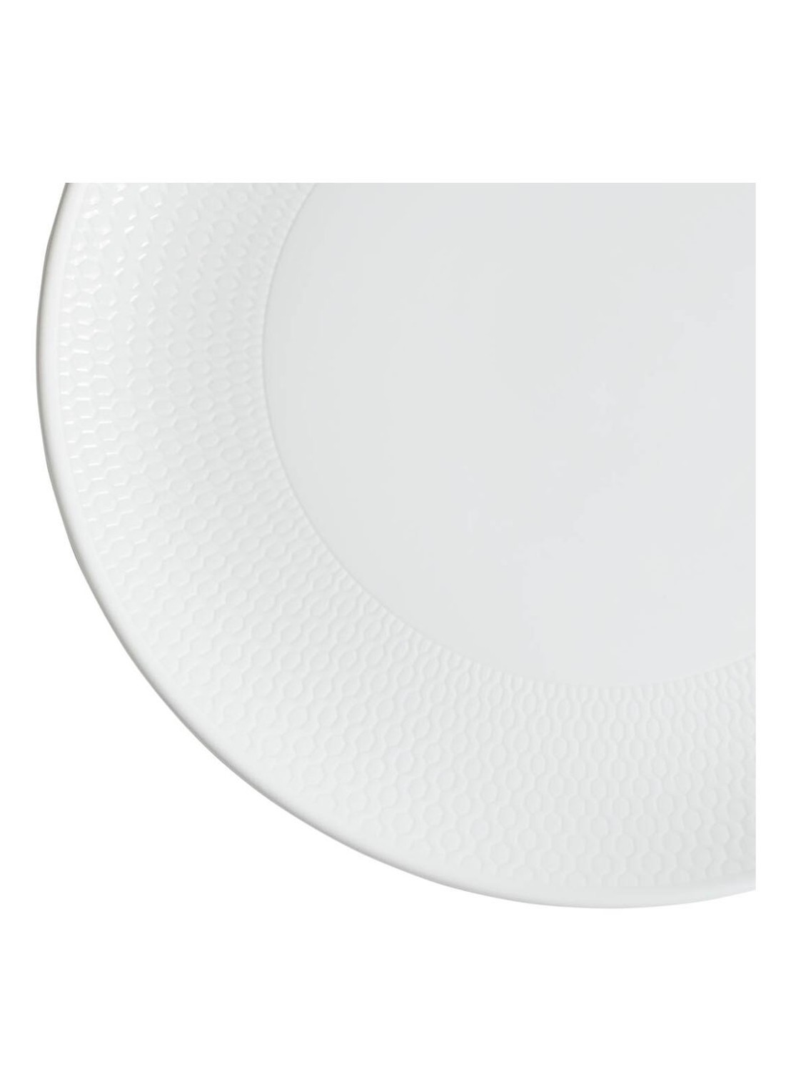Wedgwood Gio dinerbord 24 cm - voorkant 3 wit