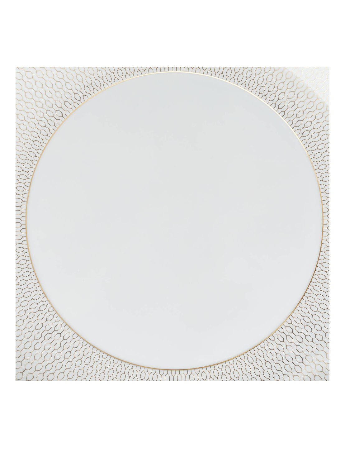 Wedgwood Gio Gold dinerbord 28 cm - detail 2 gebroken wit