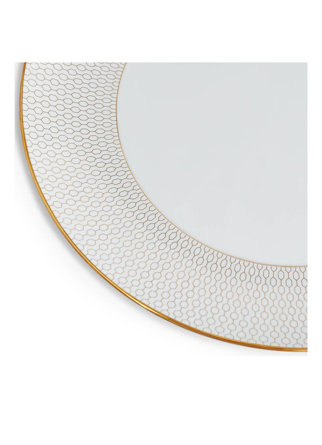 Wedgwood Gio Gold dinerbord 28 cm - voorkant 4 gebroken wit