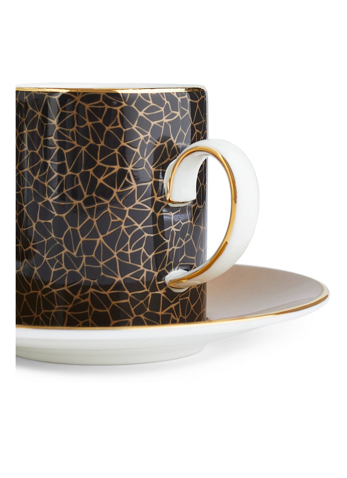 Wedgwood Gio Gold espressokopje met schotel set van 4 - detail 3 gold