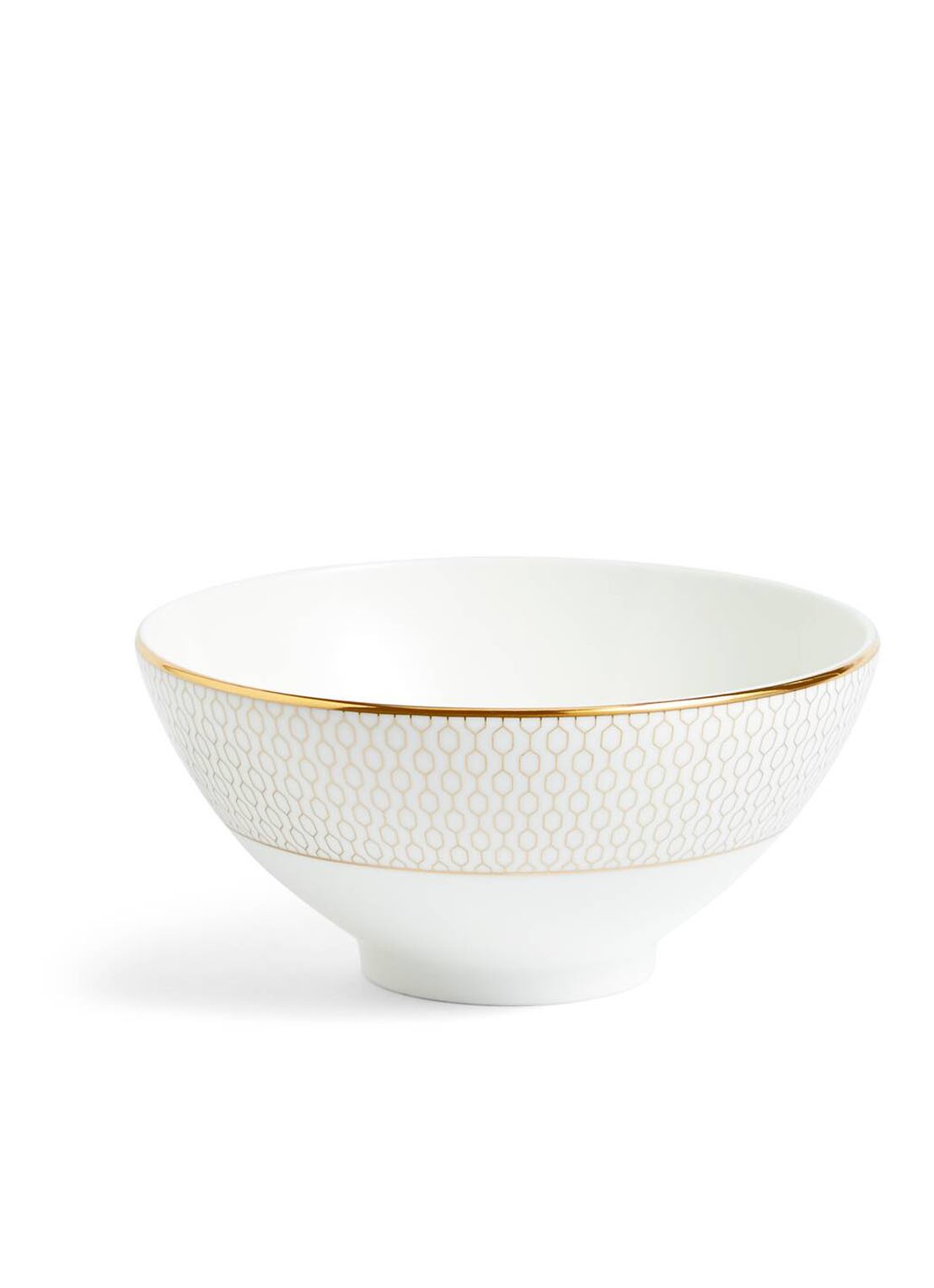 Wedgwood Gio Gold kom 12,5 cm  - voorkant gebroken wit