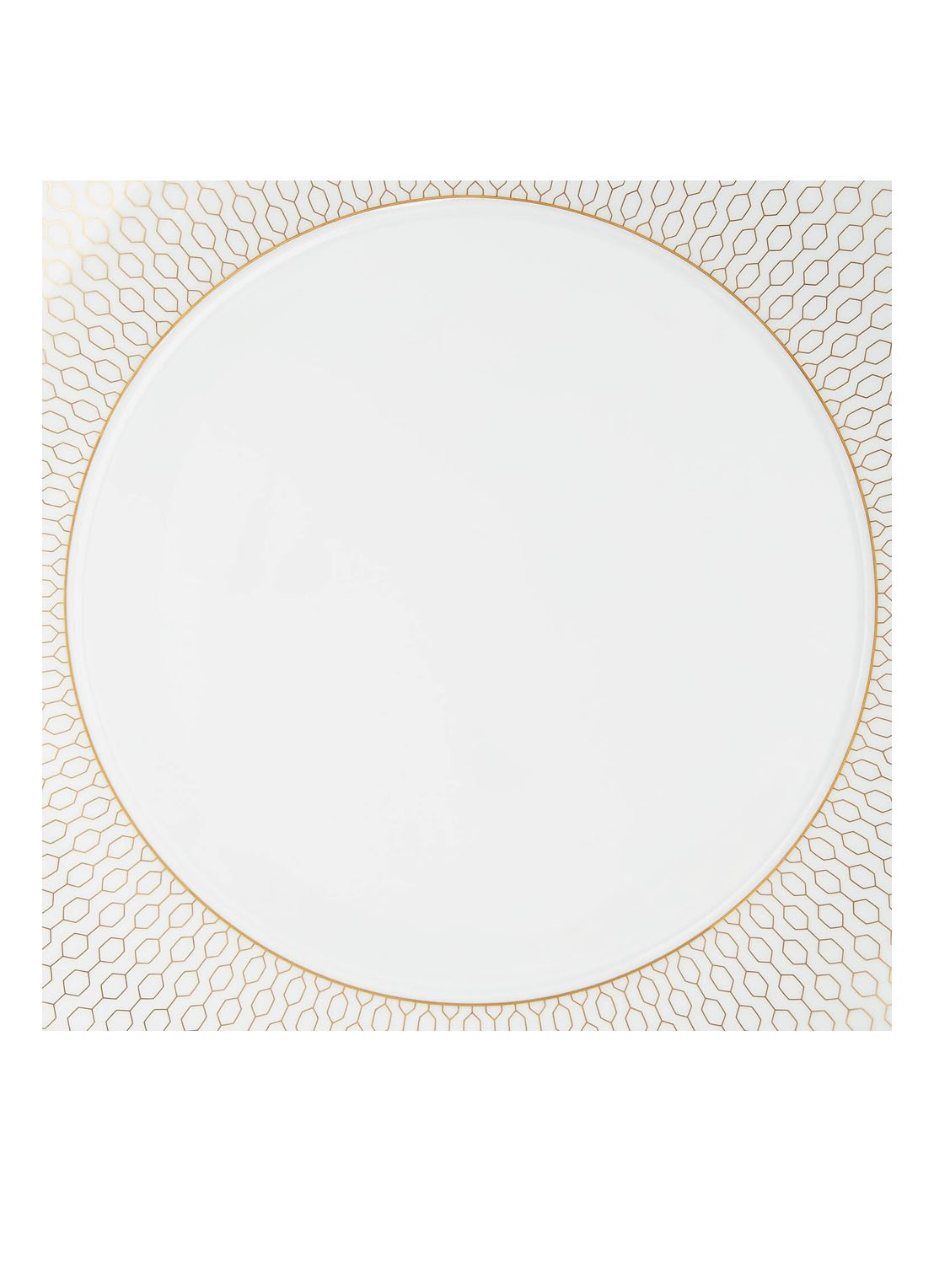 Wedgwood Gio Gold ontbijtbord 20 cm - detail 2 gebroken wit