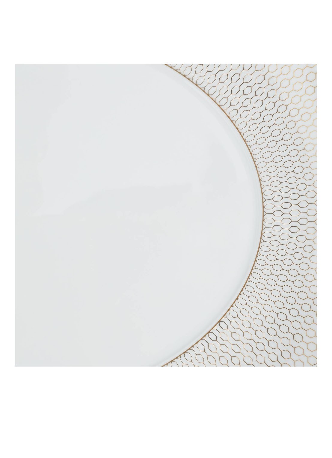 Wedgwood Gio Gold ovale serveerschaal 33 cm - detail 2 wit