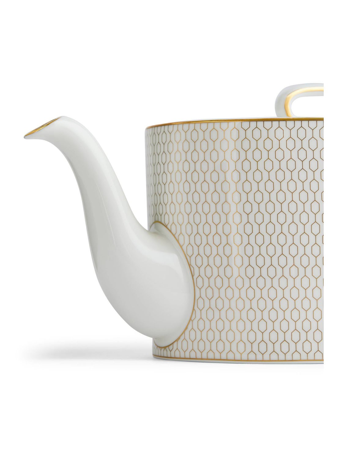 Wedgwood Gio Gold theepot 1 liter - detail 3 wit