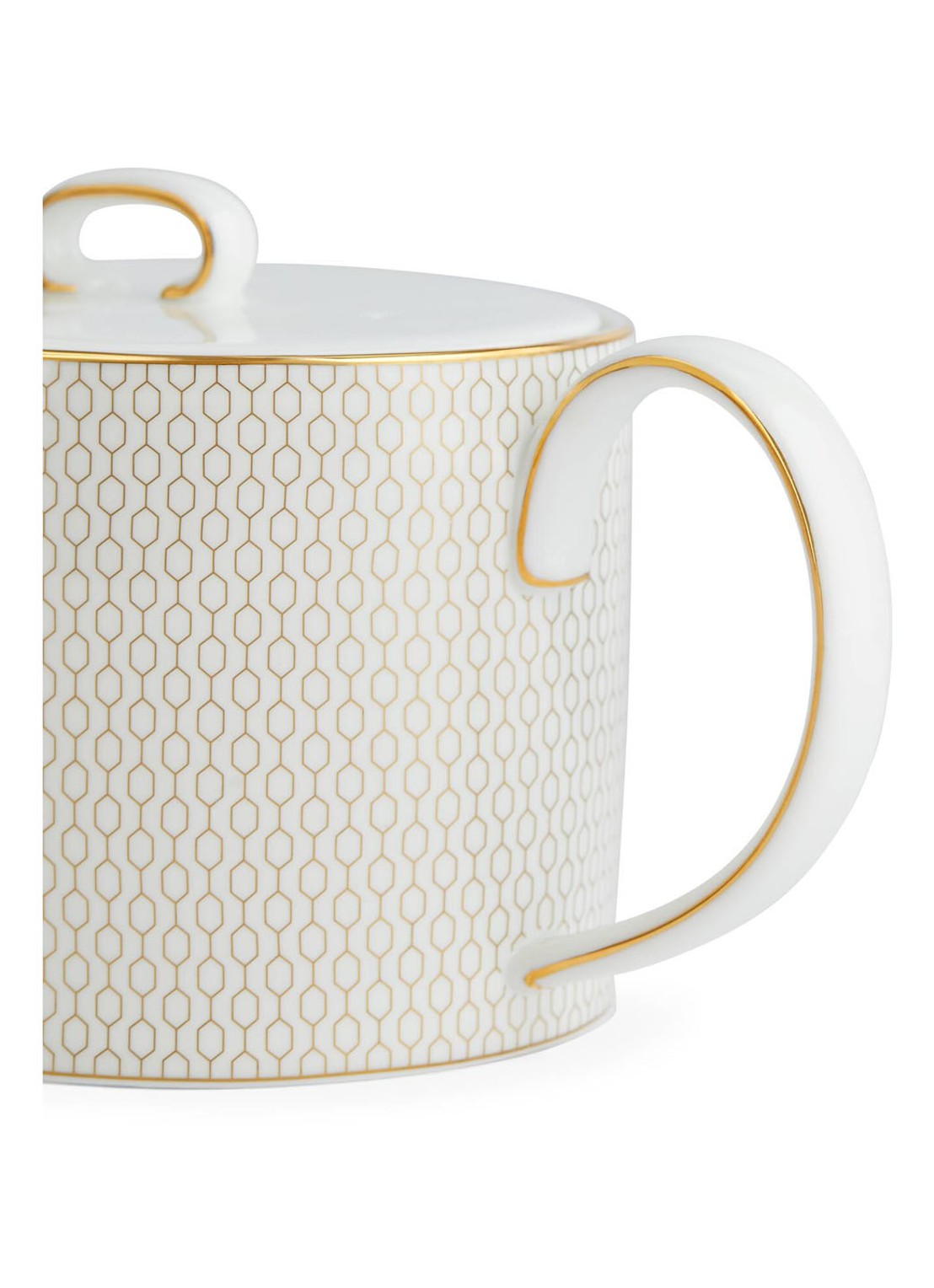 Wedgwood Gio Gold theepot 1 liter - detail 4 wit
