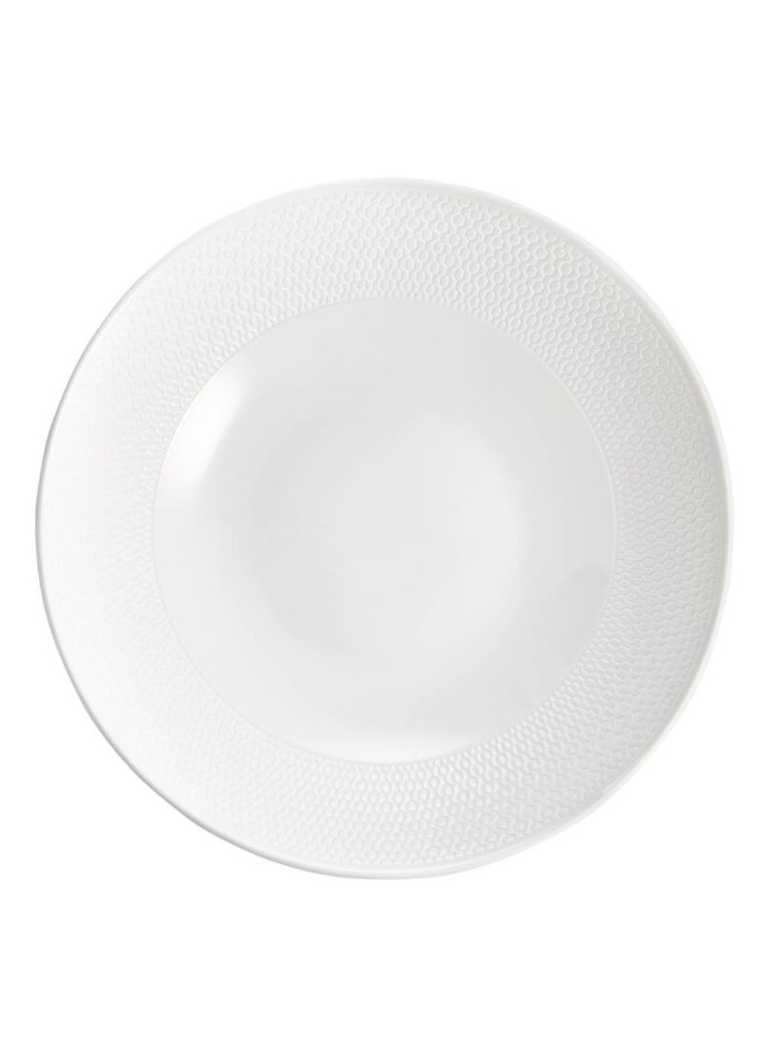 Wedgwood Gio Pastabord 21 cm - achterkant gebroken wit