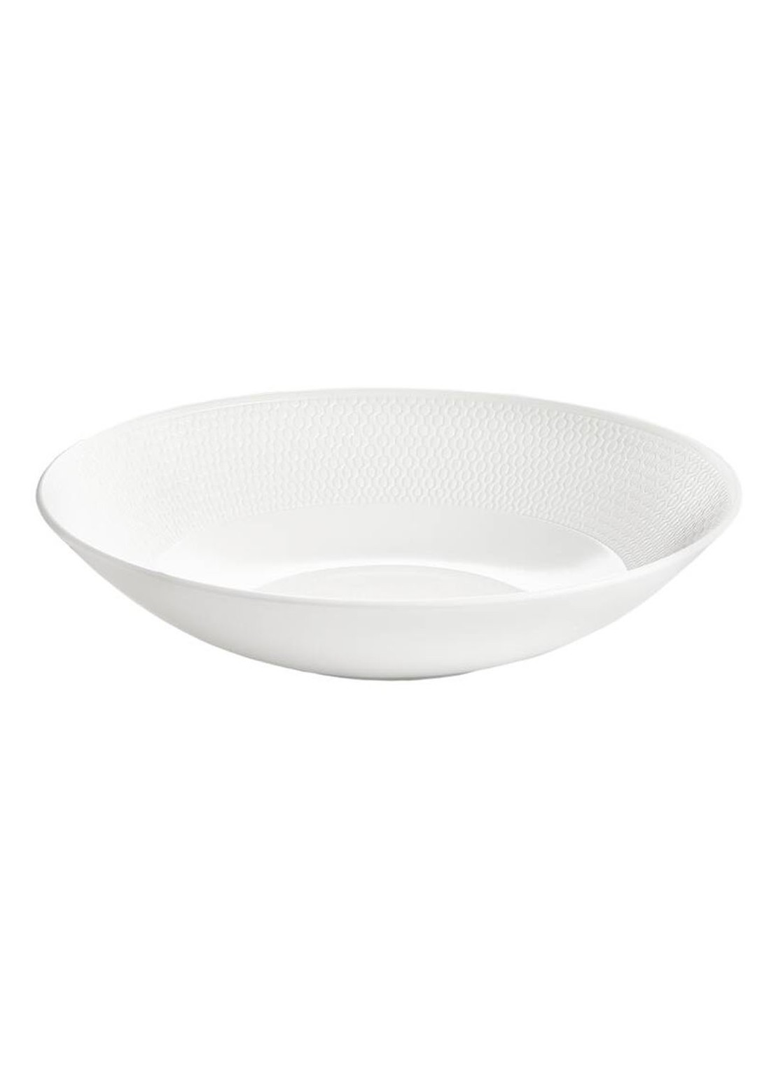 Wedgwood Gio Pastabord 21 cm - voorkant 2 gebroken wit