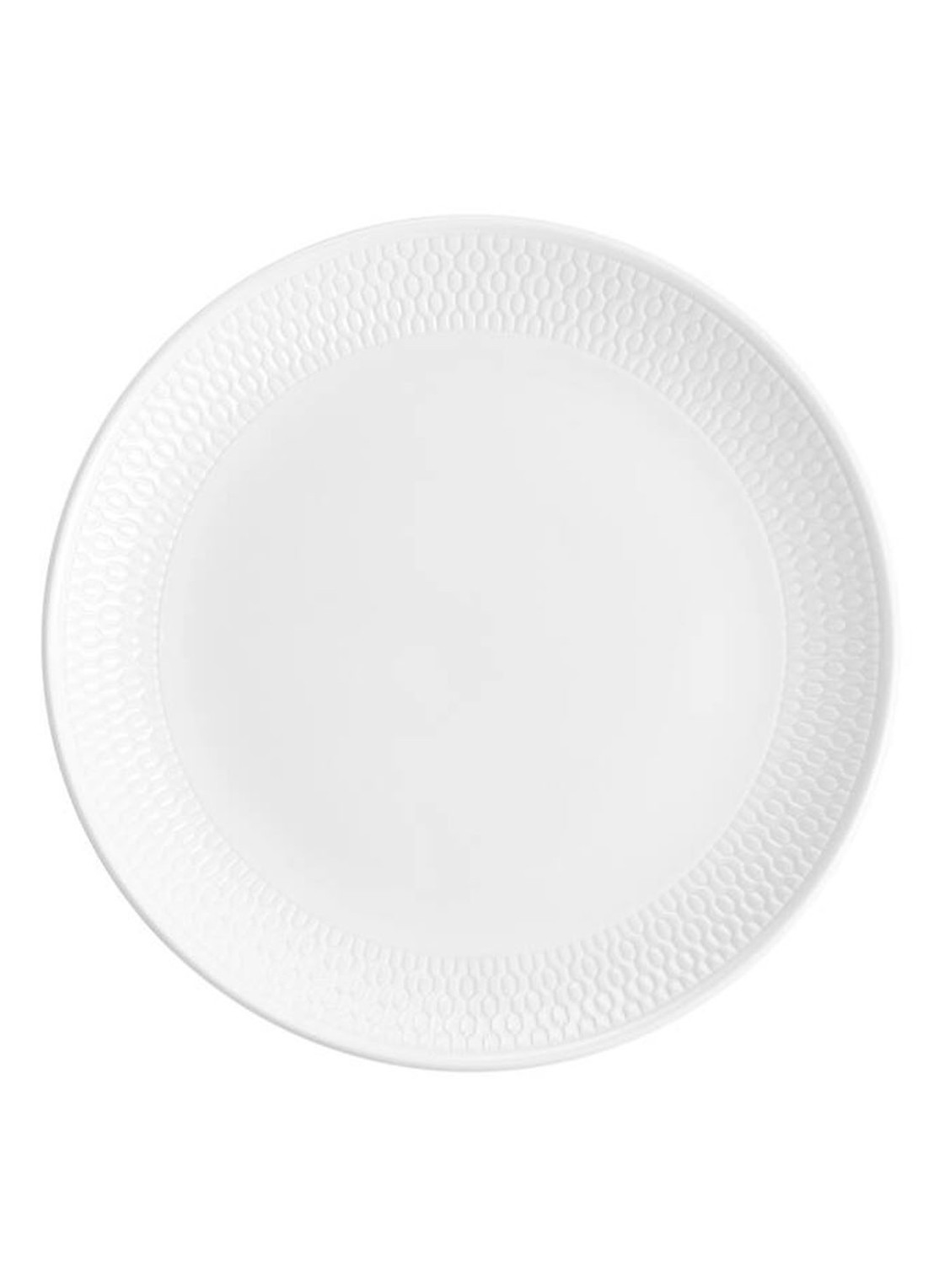 Wedgwood Gio Plate Coupe 17cm/7in - detail 4 gebroken wit