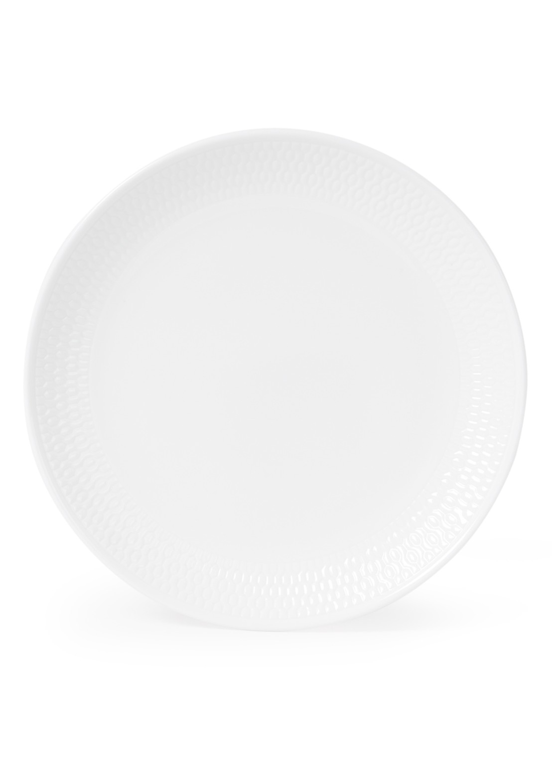 Wedgwood Gio Plate Coupe 17cm/7in - voorkant gebroken wit