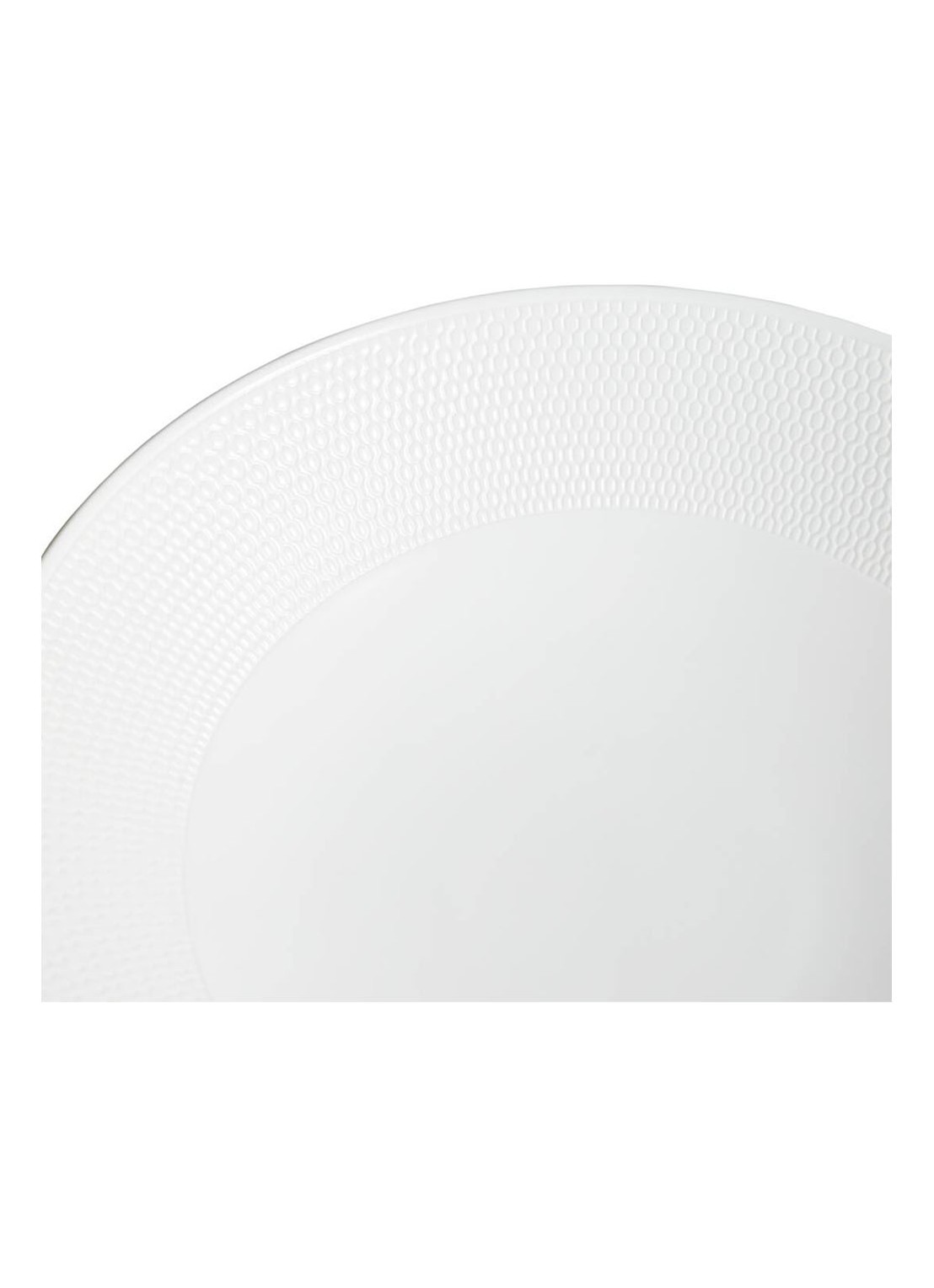 Wedgwood Gio serveerschaal 28 cm - voorkant 2 wit