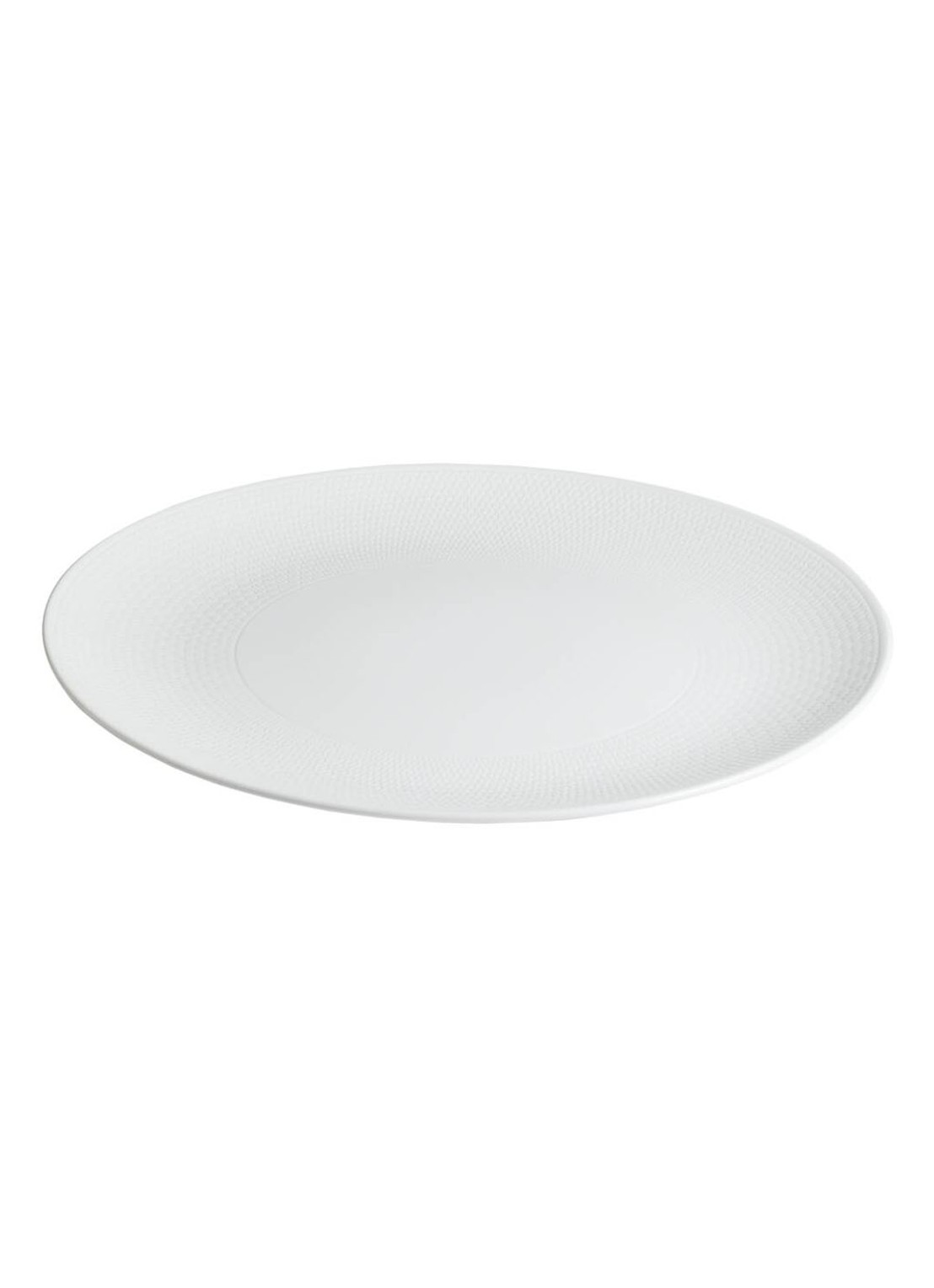 Wedgwood Gio Serving Platter 34cm /13.4 - voorkant gebroken wit