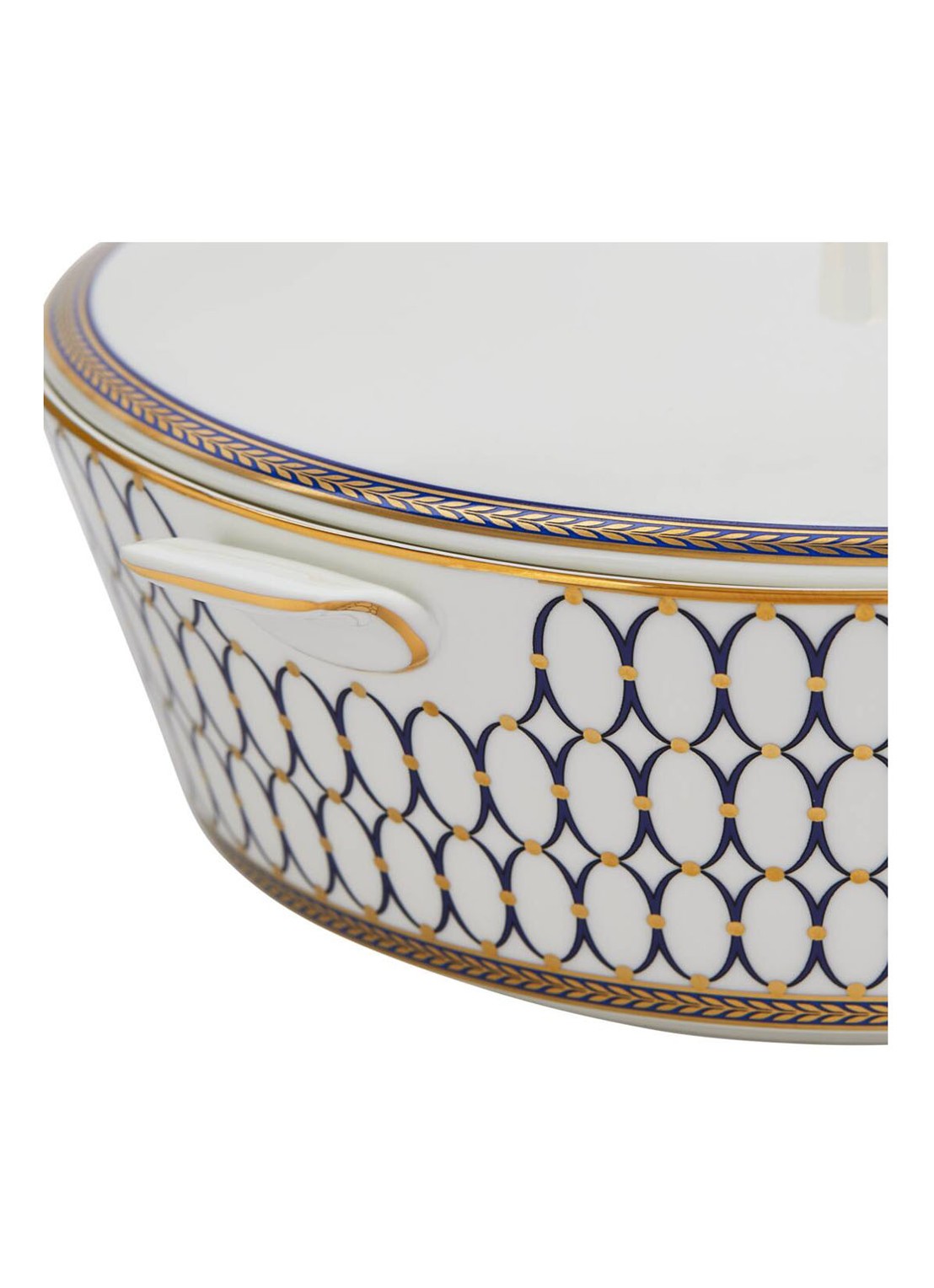 Wedgwood Renaiss Gold Cov Veg 1.5L - achterkant 3 kobaltblauw
