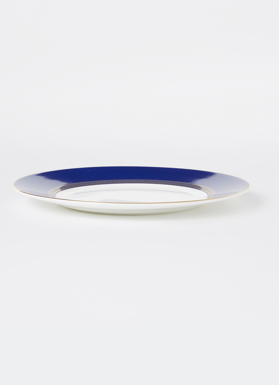 Wedgwood Renaiss Gold Plate 20cm/8in - voorkant 3 royalblauw
